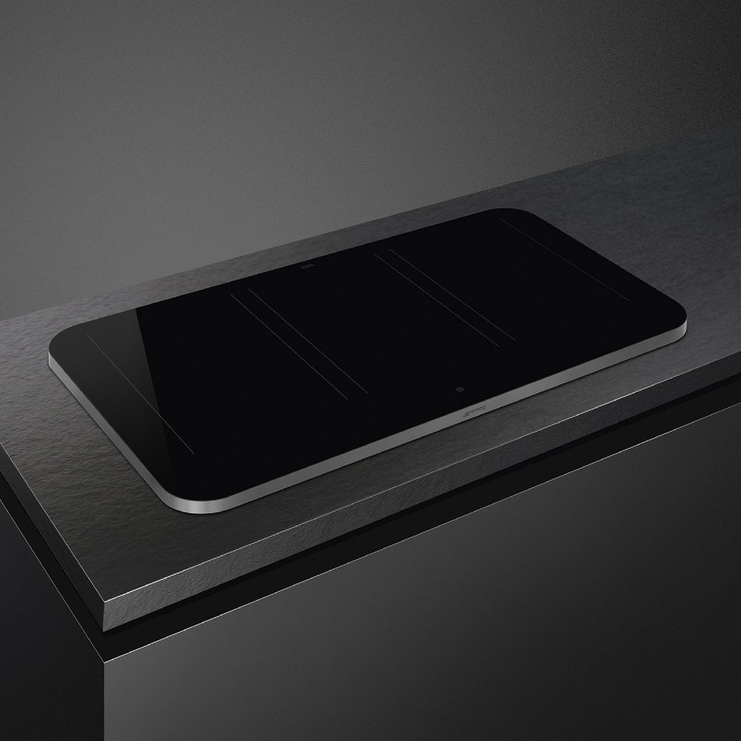 Smeg 90cm Isola Alta Induction Cooktop with Autovent 2.0 - Stainless Steel SISL7964X