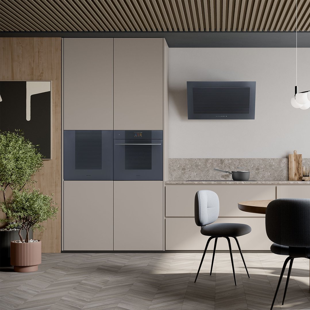 Smeg Linea 60cm Wine Cellar (29 Bottle) - Neptune Grey CVI129G