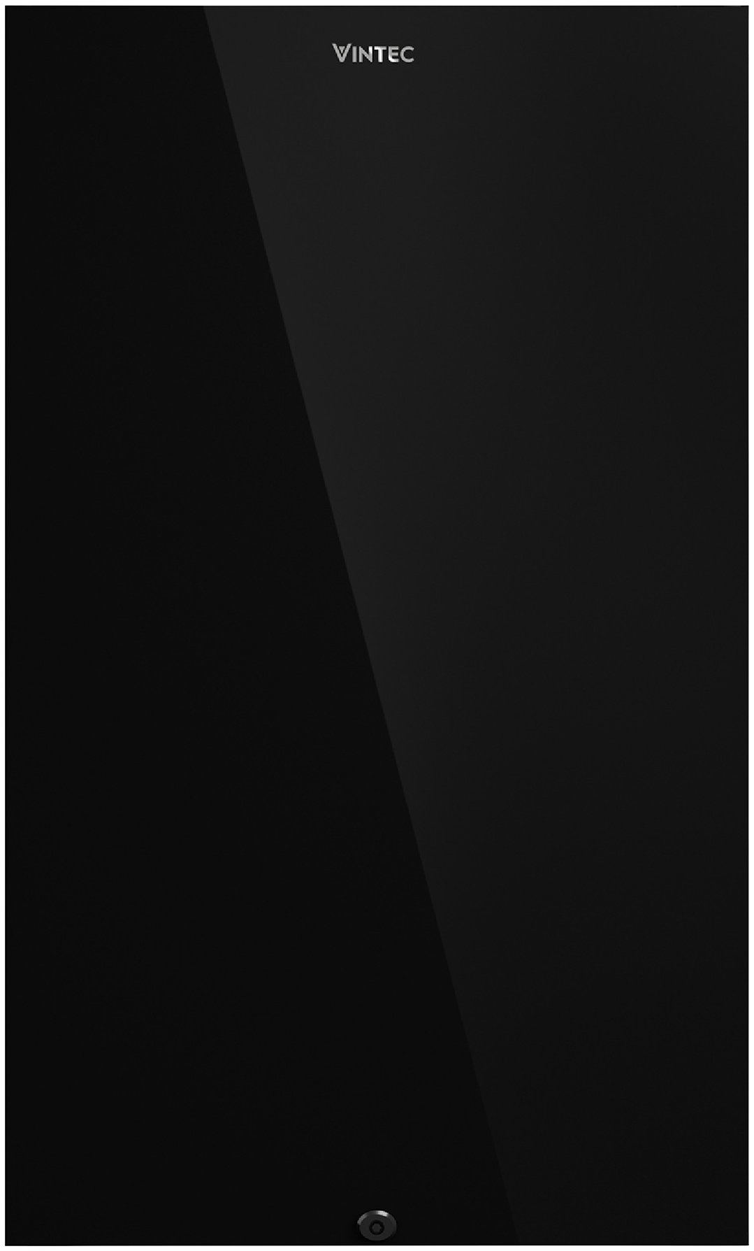 Vintec 35-Bottle Single Zone Black Wine Cabinet VWS830FAS-X