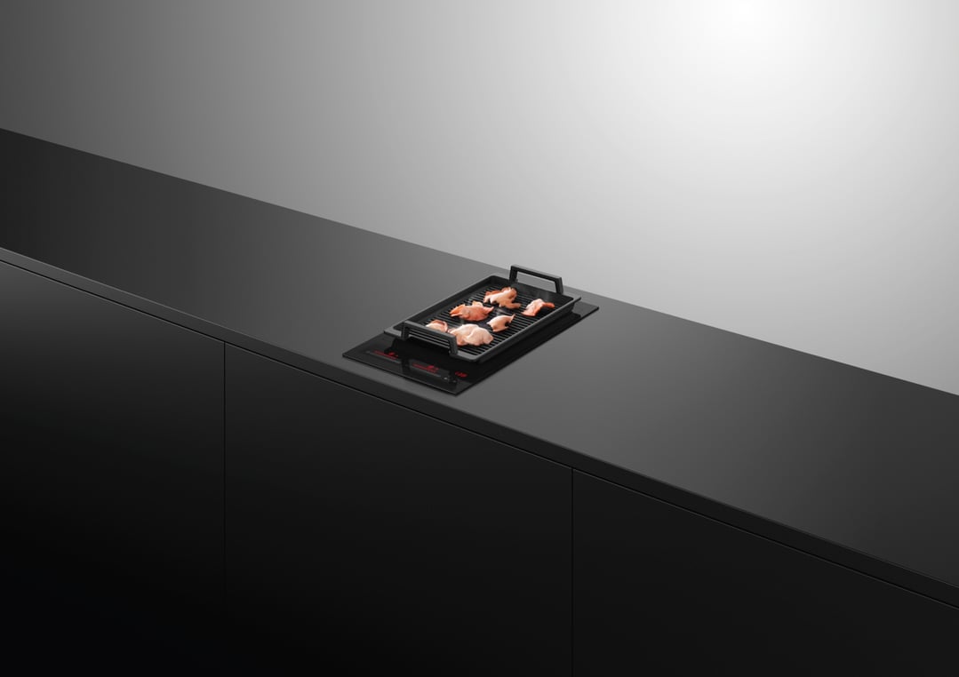 Fisher & Paykel 30cm Series 7, 2 Zone Induction Cooktop, SmartZone, Black CI302ZDTB5