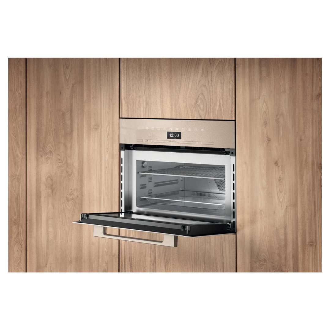 Miele 45cm Speed Oven with 3in1 Microwave, Oven and Combination Modes and Wi-Fi Connectivity Pearl Beige H7440BMPEBE