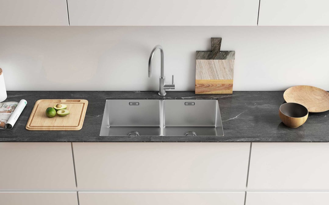 Franke Bolero Double Bowl Sink BOX220-36