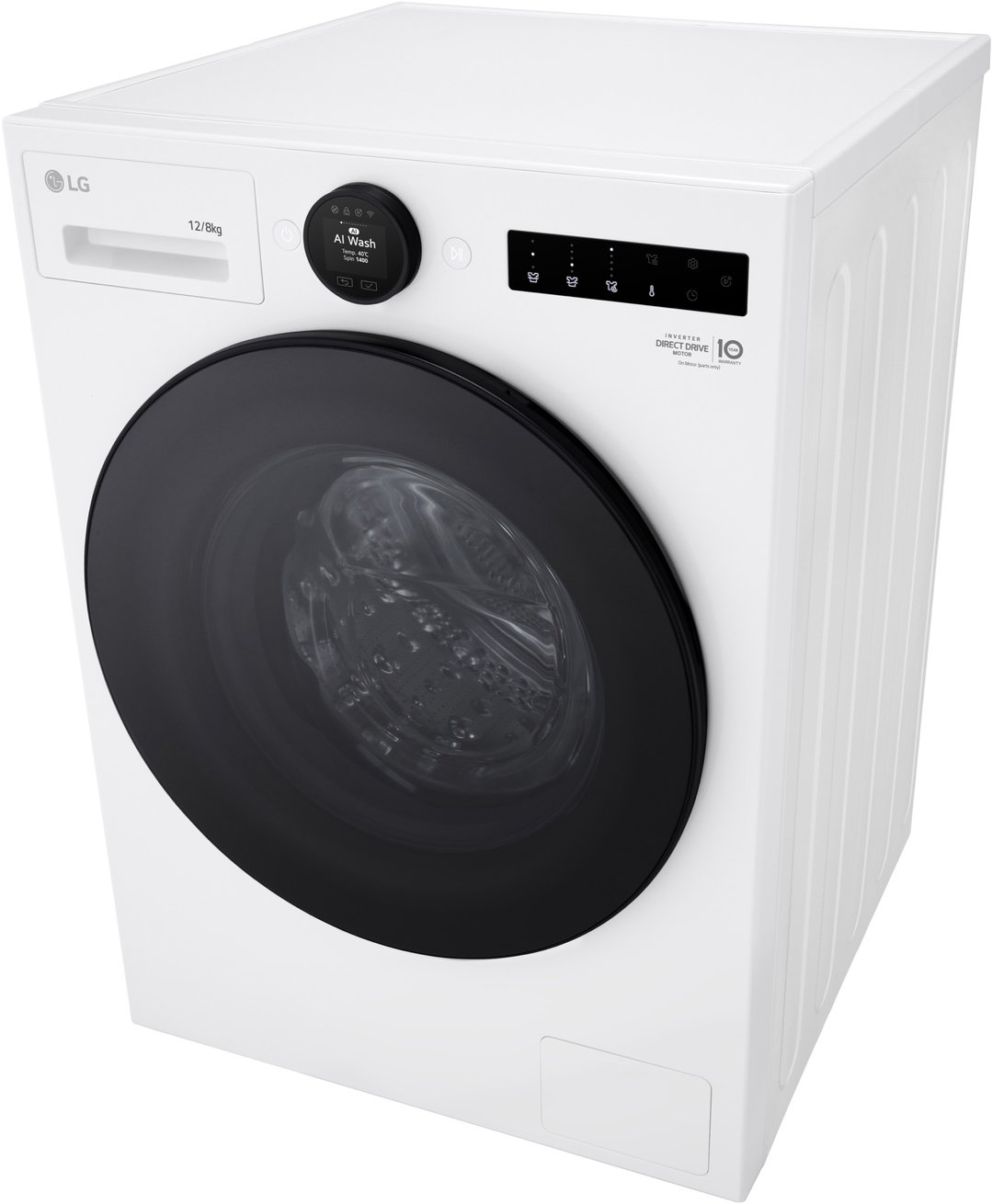LG 12/8kg Series 10 Washer Dryer Combo White - ezDispense WXC10-1412W