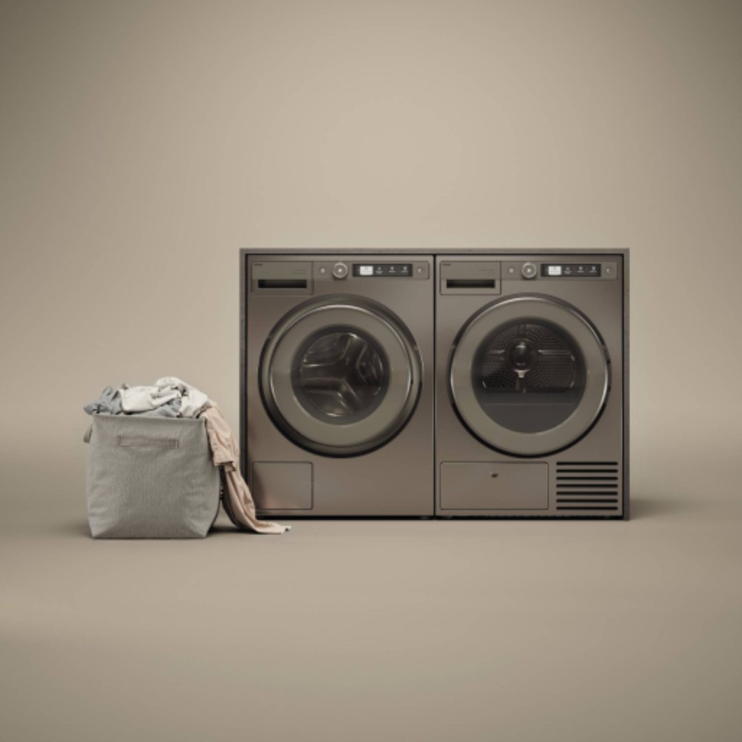 Asko 9kg Style Steel Seal™ Front Load Washing Machine - Titanium W5096RLTAU