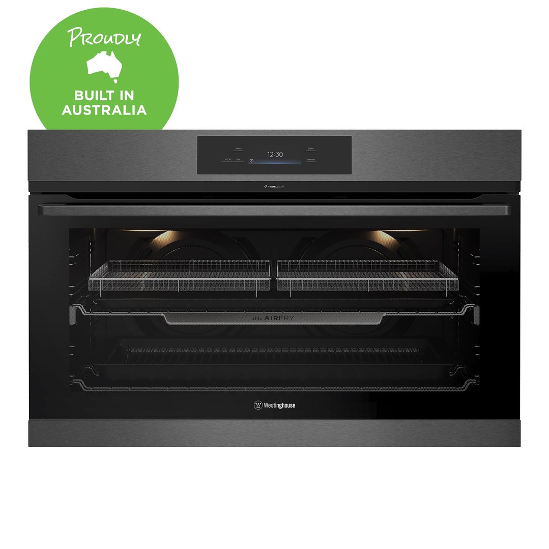 Westinghouse 90cm Pyrolytic Multi-function 17 Oven with Air Fry WVEP9917DD
