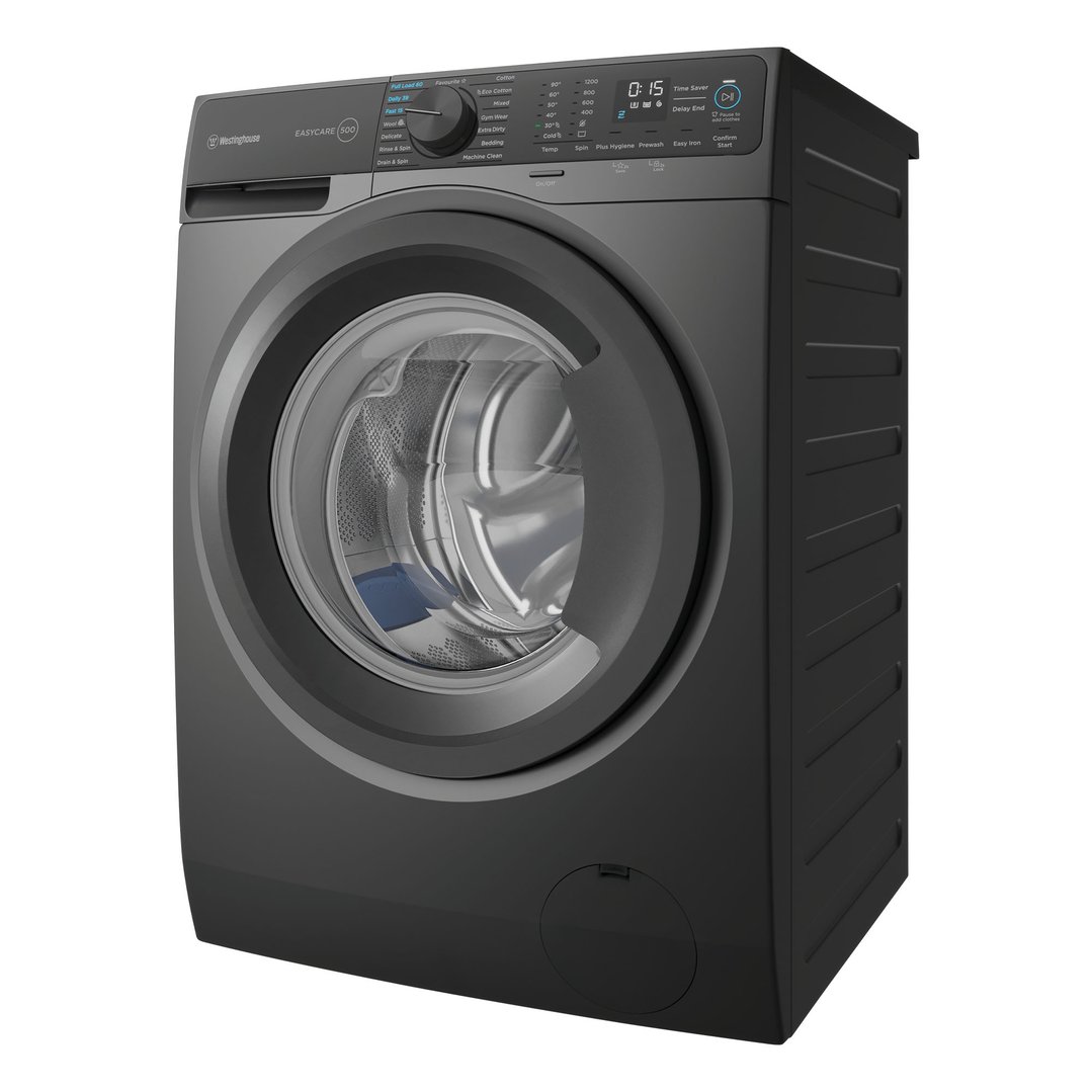 Westinghouse 9kg EasyCare 500 Front Load Washing Machine Dark Onyx WWF9024M5SAS