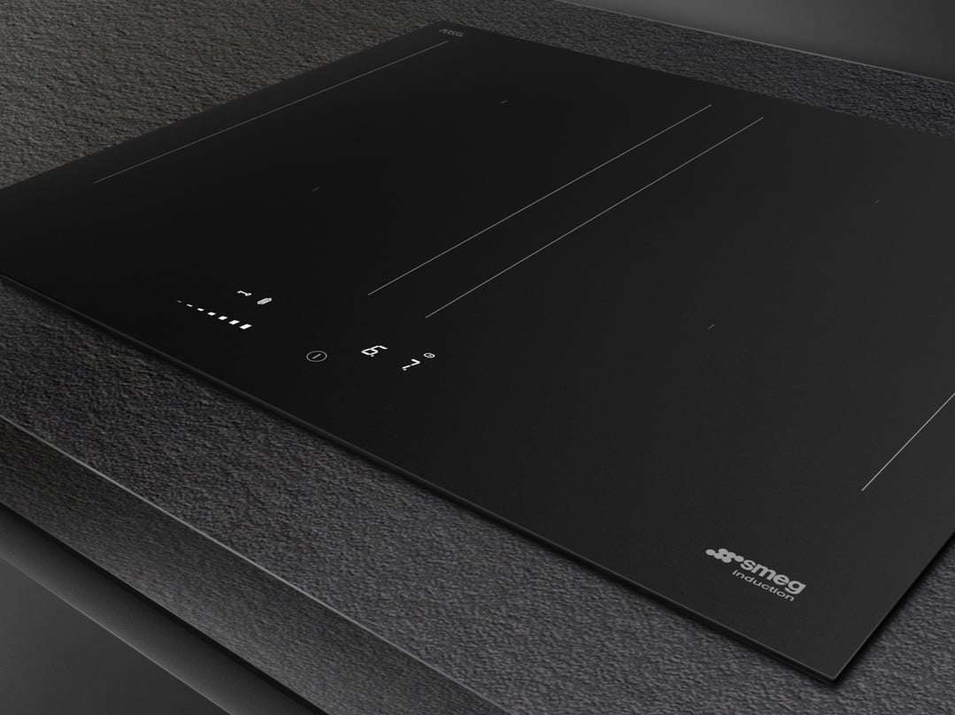 Smeg 60cm Classic Induction Cooktop with Autovent 2.0 - Matte Black SIM3644N