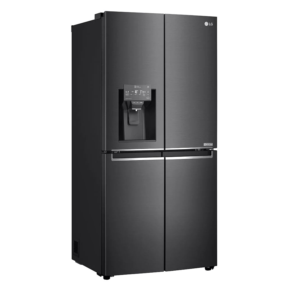 LG 506L Slim Plumbed French Door Fridge Matte Black Finish GFL570MBL