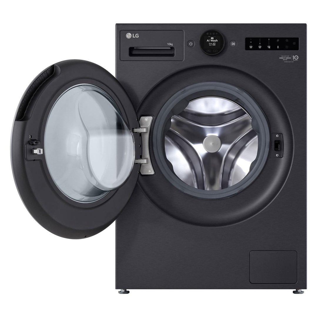 LG 12kg Series 10 Front Load Washer Matte Black - ezDispense WX10-1412MB