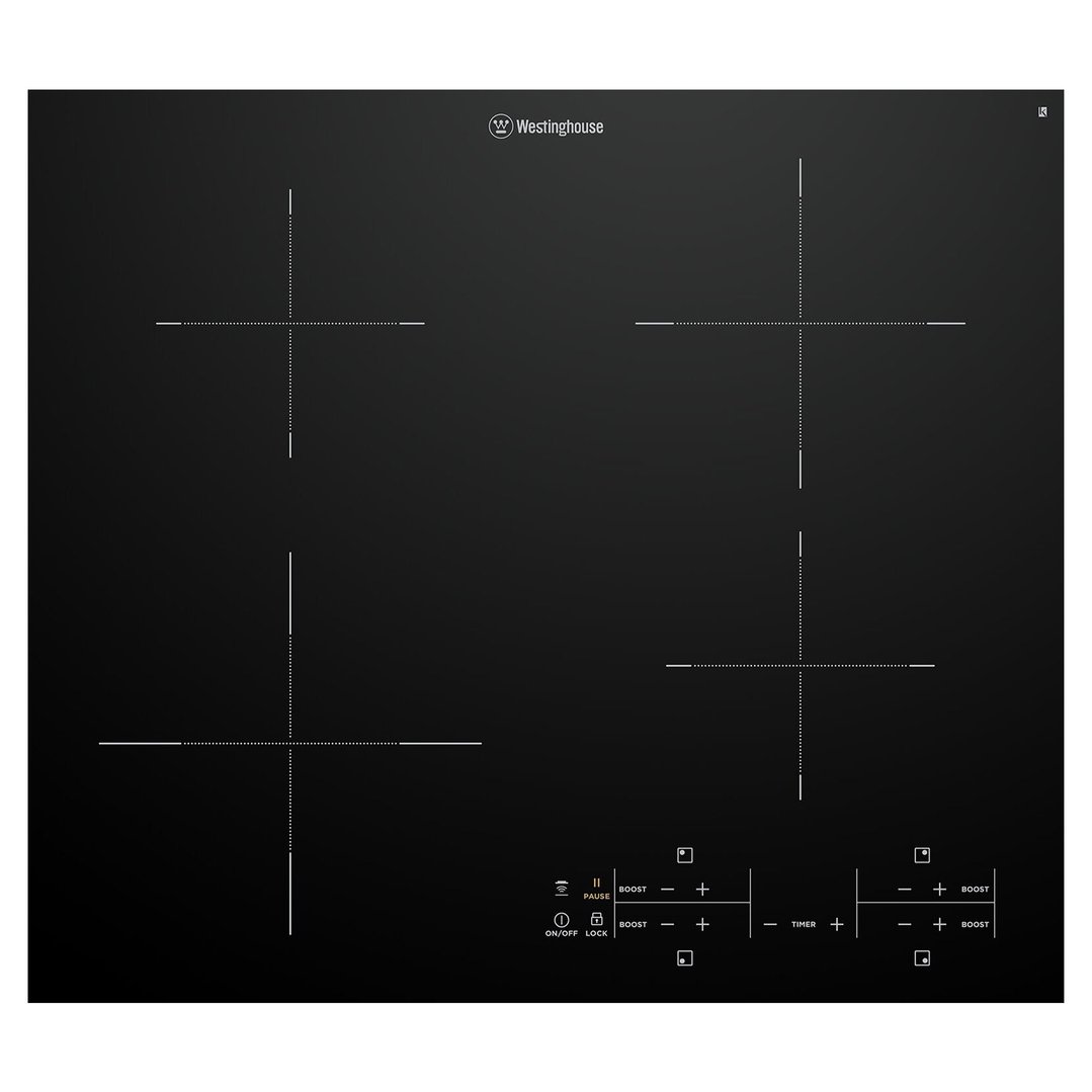 Westinghouse 60cm 4 Zone Induction Cooktop WHI643BC