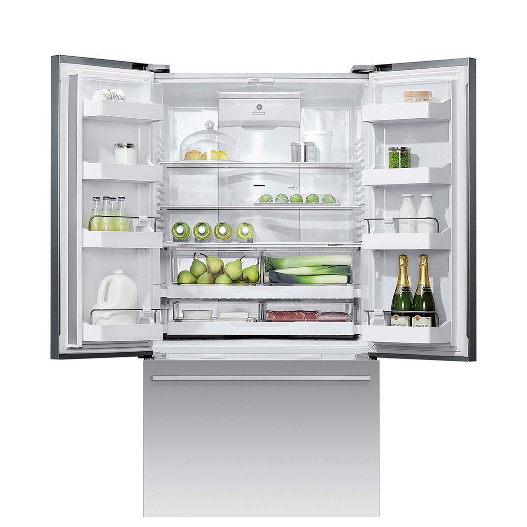 Fisher & Paykel 569L Series 7 French Door Refrigerator Freezer, Ice & Water RF610ADUX5