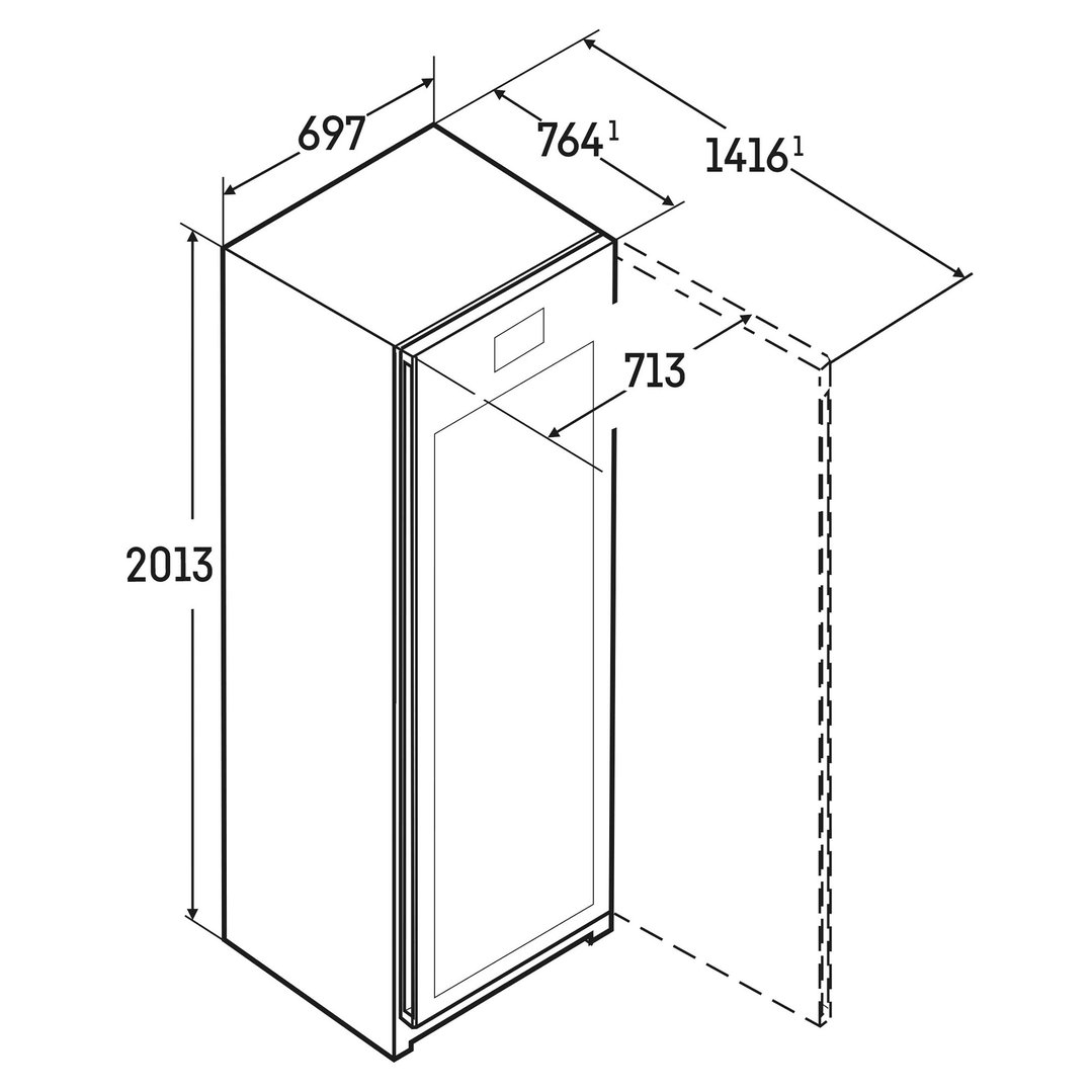 Liebherr 182 Bottle Dual Zone Wine Fridge WPGBH7473RHH