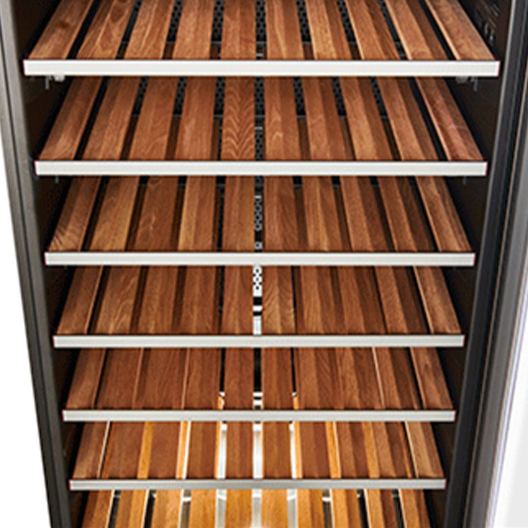 Vintec Premium 126 Bottle Wine Cabinet with Telescopic Shelves - Left Hinge VWM198PBA-L