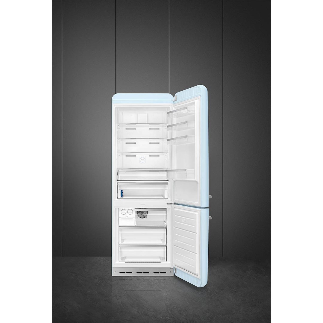 Smeg FAB 38 50’S Style Retro Refrigerator, Right Hand - Pastel Blue FAB38RPB5AU