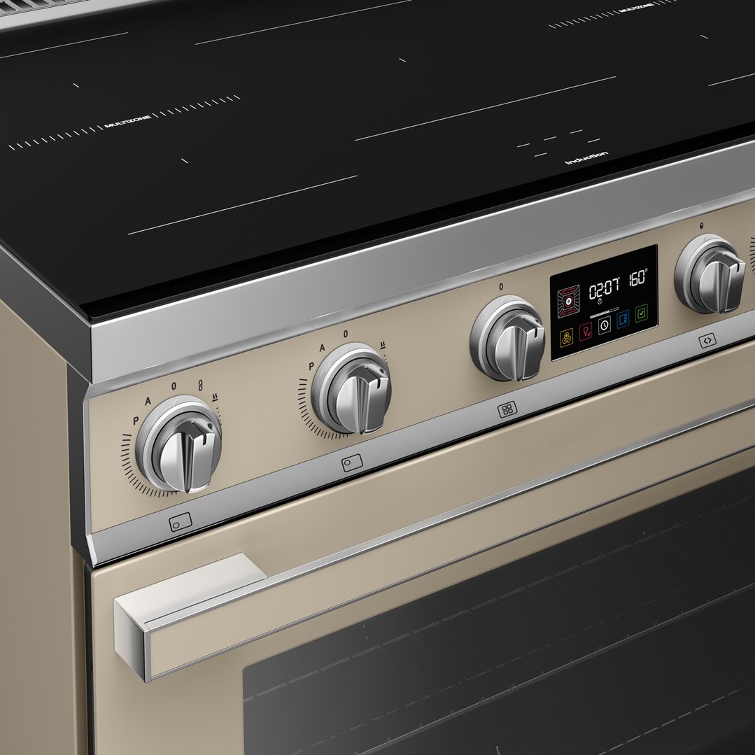 Smeg 90cm Portofino Induction Pyrolytic Freestanding Oven - Moonlight CPF90I1PML2