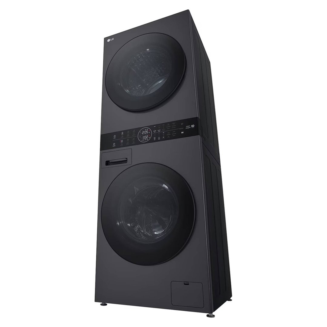 LG 12/10kg WashTower™ Stacked Washer Dryer - Black WWT-1210BX