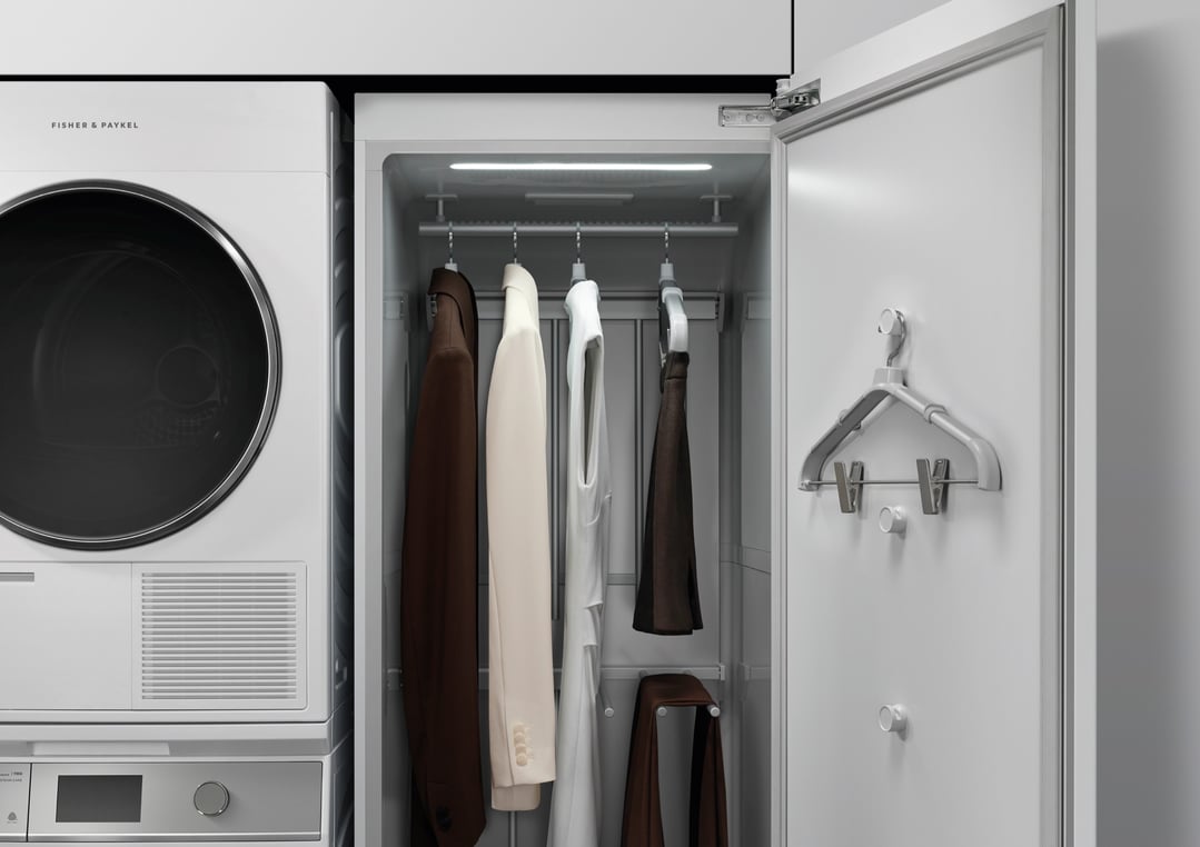 Fisher & Paykel 60cm Series 11 Contemporary Fabric Care Cabinet - White FC1260H2