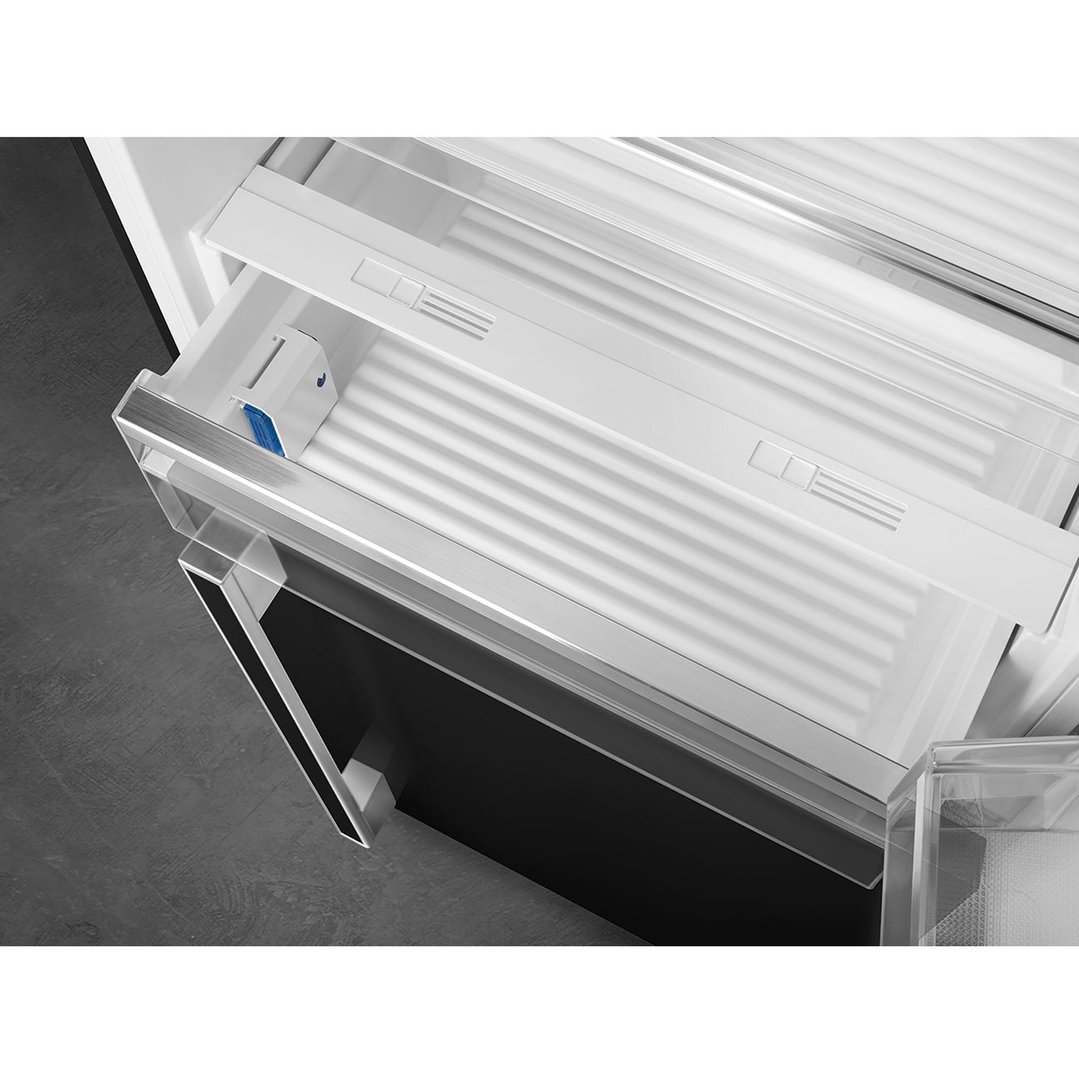 Smeg Portofino 481L Bottom Mount Refrigerator - Black FA490RBL5AU