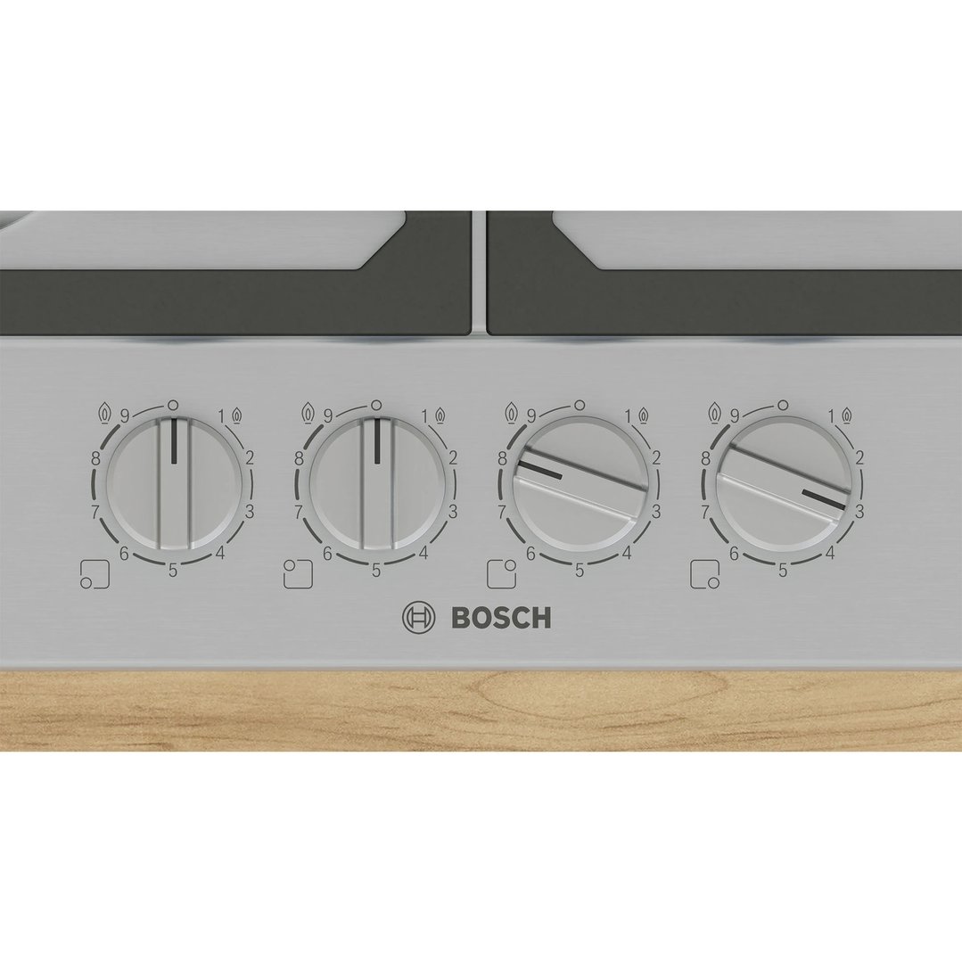 Bosch Series 6 Gas cooktop 60 cm Stainless steel PCH6A5I90A