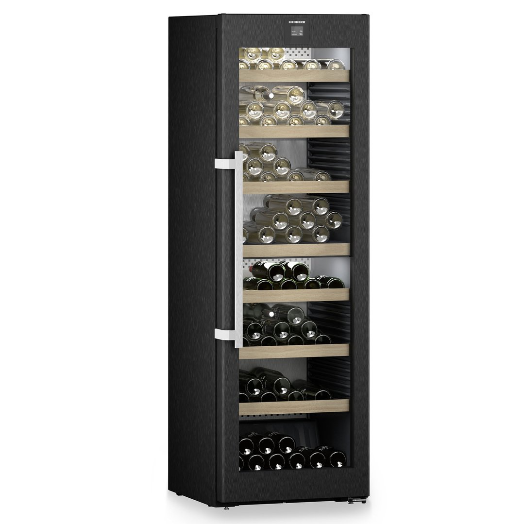 Liebherr 155 Bottle Dual Zone Wine Fridge - BlackSteel WPBS5262RHH