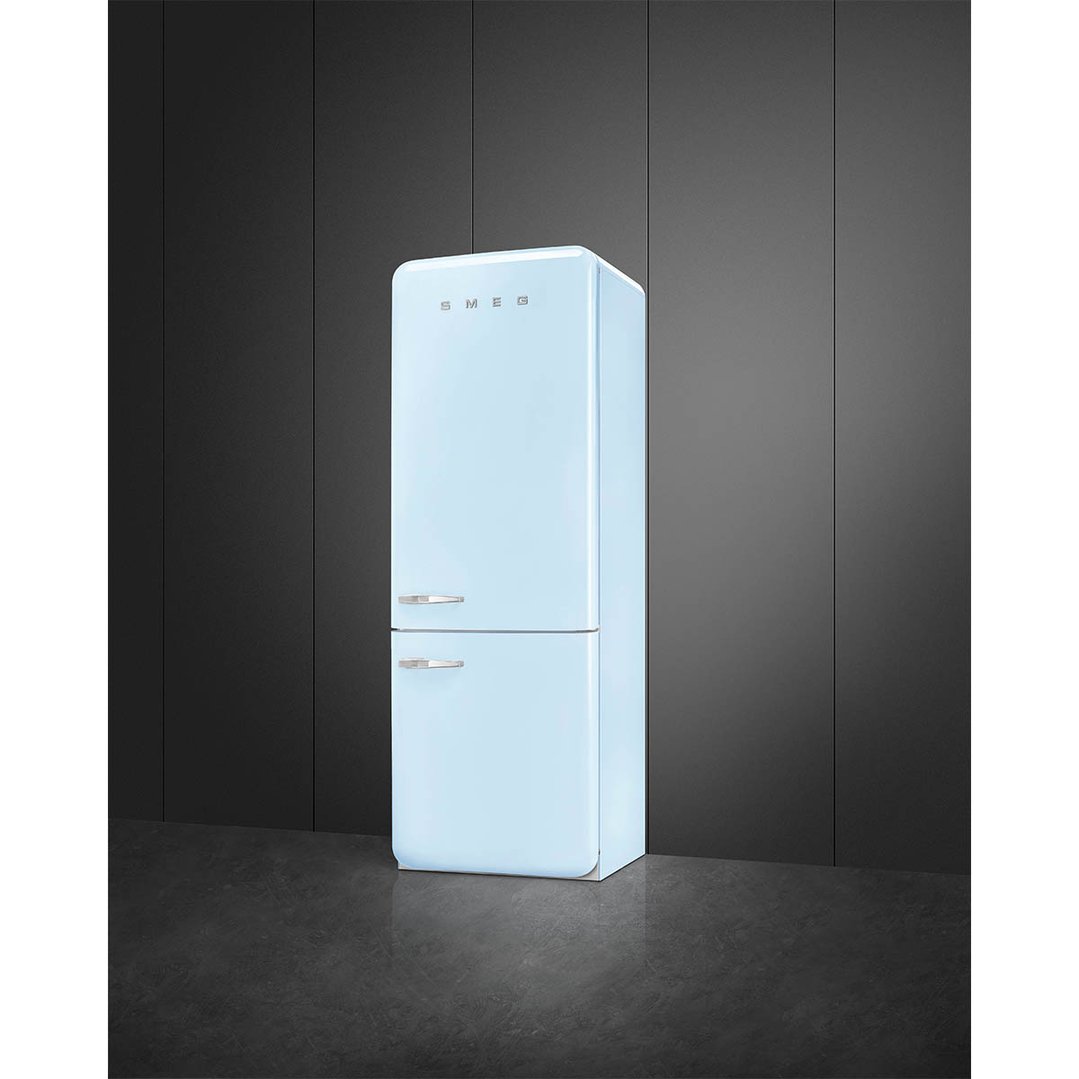 Smeg FAB 38 50’S Style Retro Refrigerator, Right Hand - Pastel Blue FAB38RPB5AU