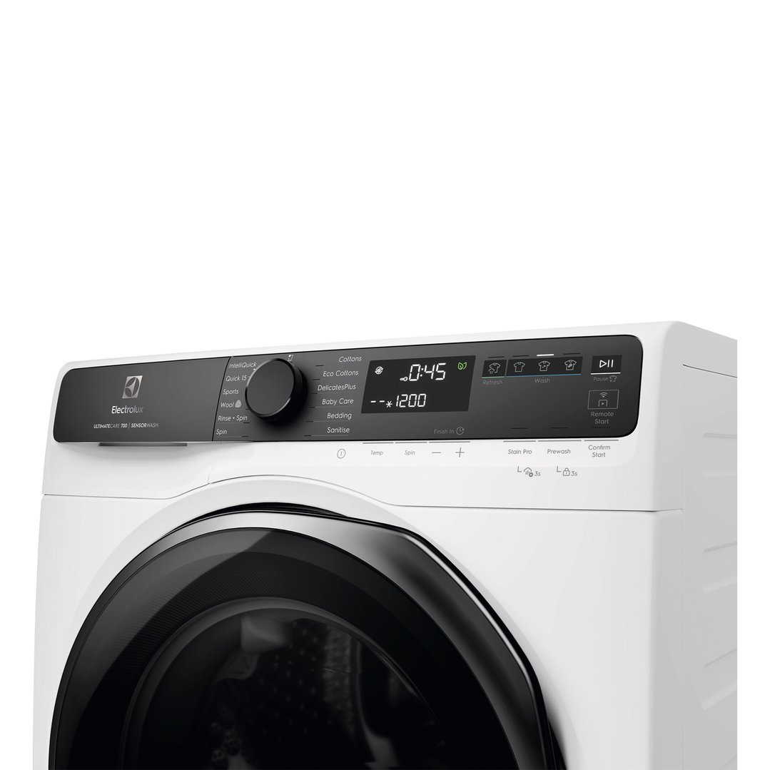 Electrolux 10kg UltimateCare 700 Front Load Washing Machine White EWF1043R7WCS