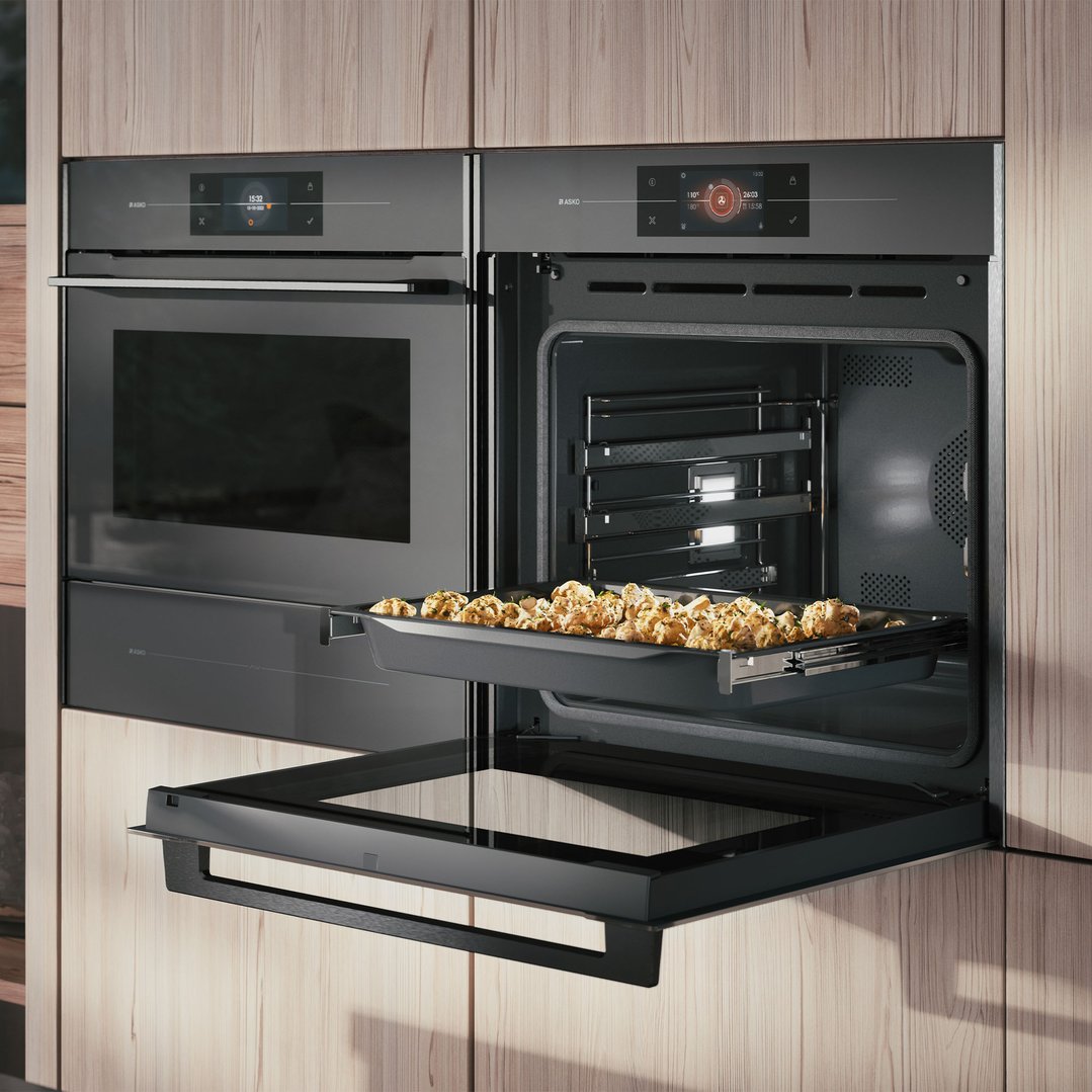 Asko Elements 60cm Pyrolytic Oven - Pearl Grey OP8678GG