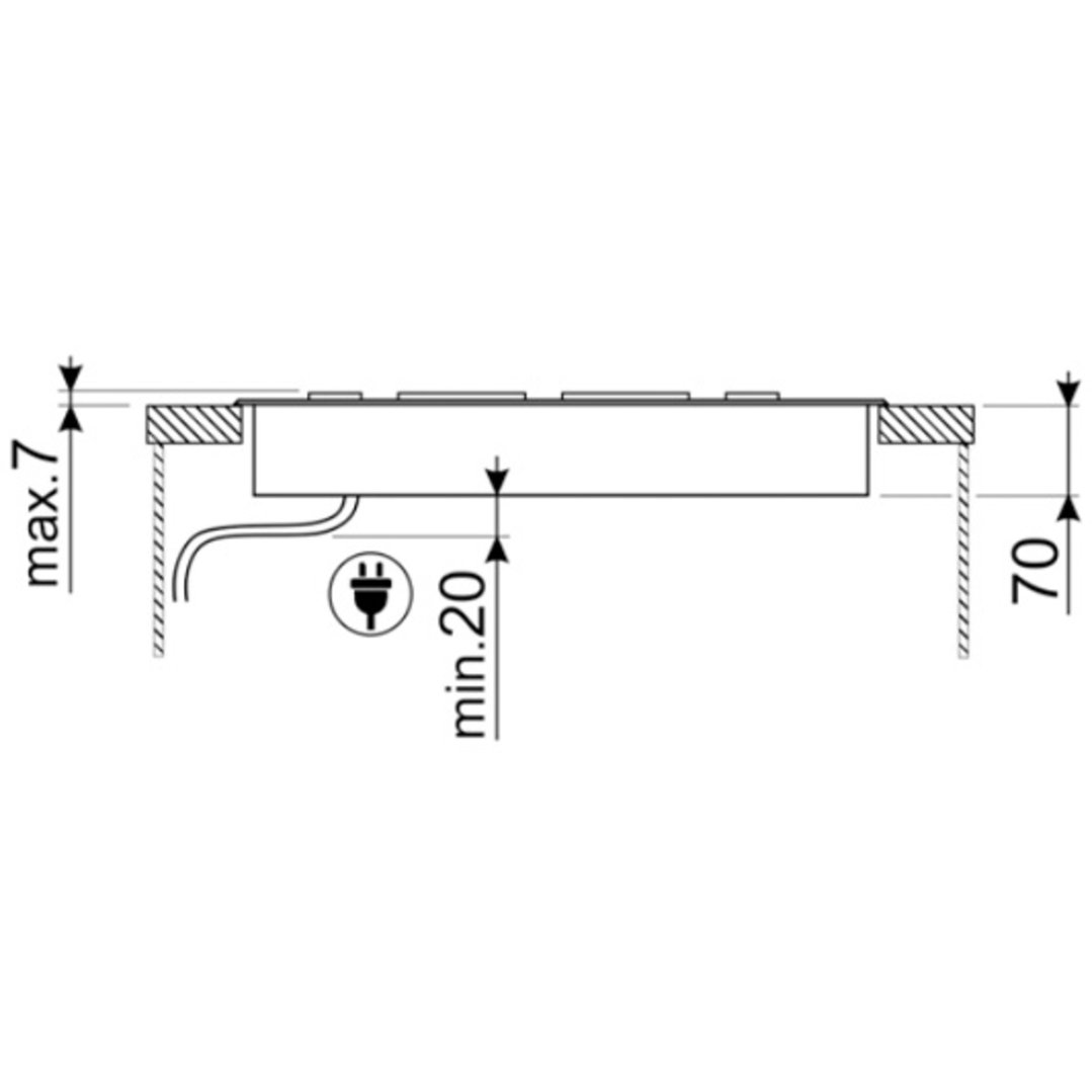 Smeg Classica75 cm Gas Cooktop PGA75-4