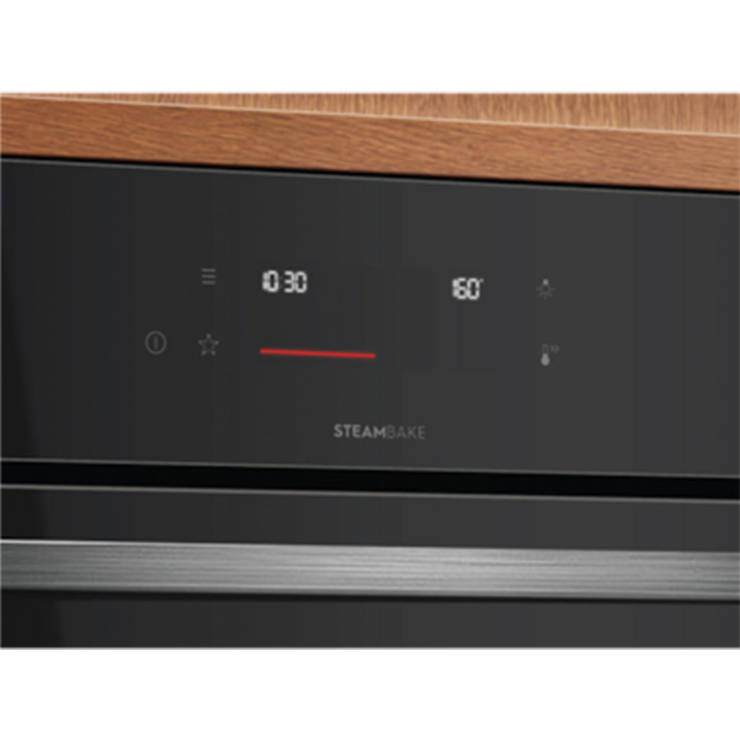 Electrolux 60cm Oven with SteamBake, Black - 500 Series EVE6615DF