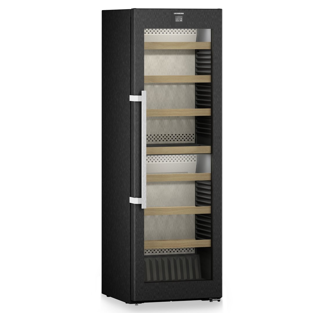 Liebherr 155 Bottle Dual Zone Wine Fridge - BlackSteel WPBS5262RHH