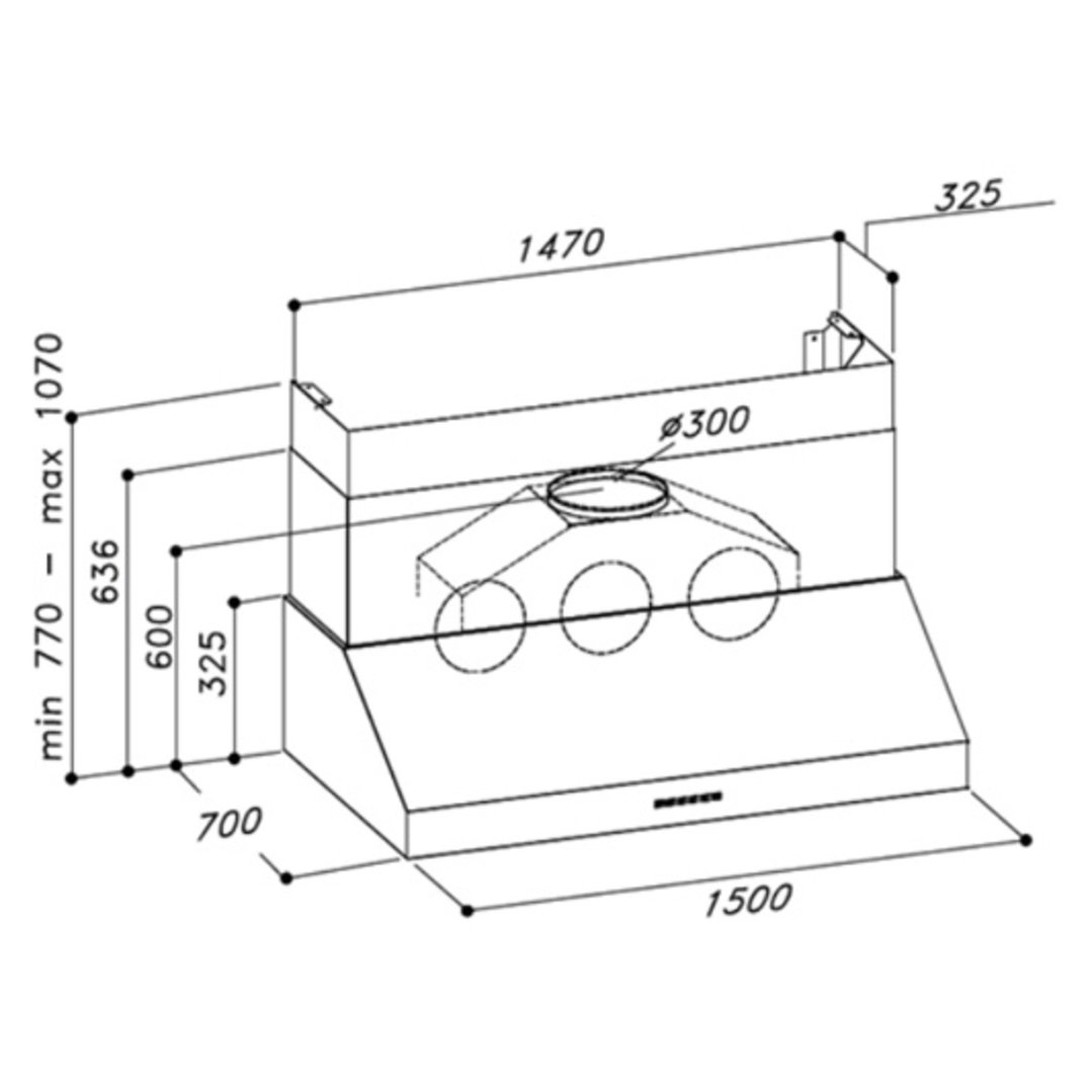 150cm Alfresco BBQ Rangehood SL83FRESCO1500 Signature Appliances