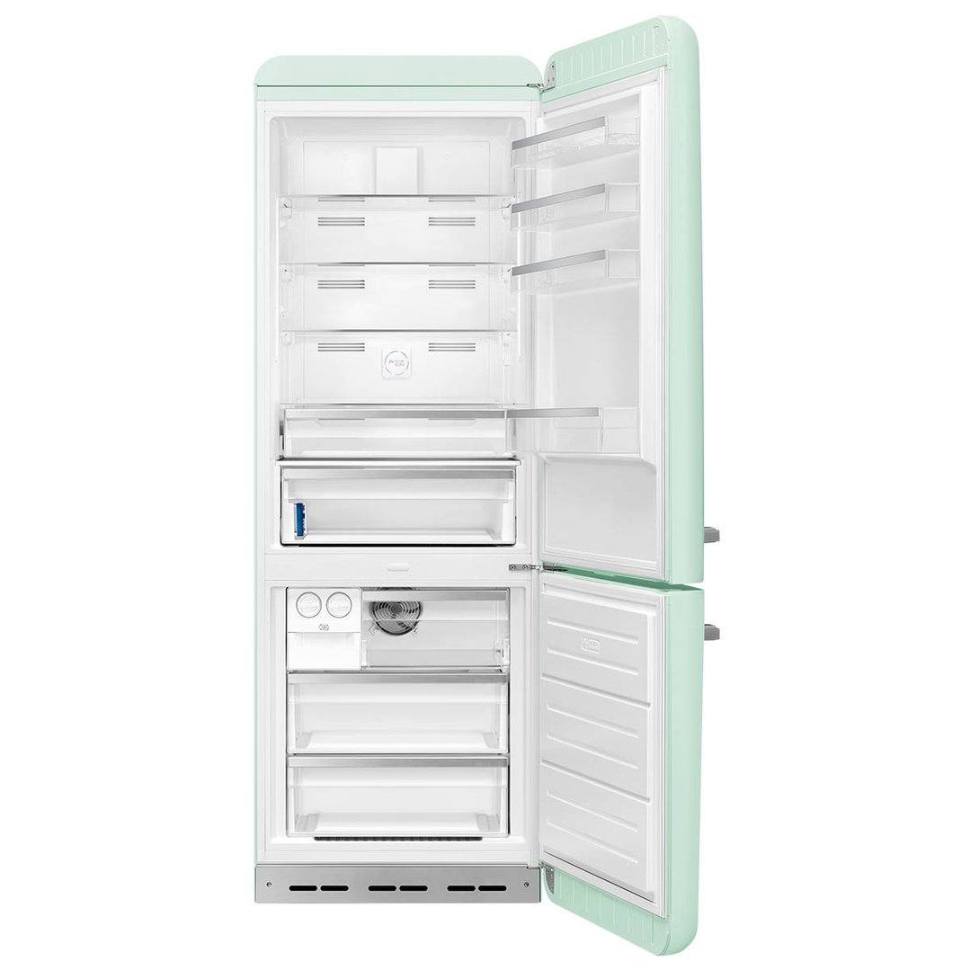 Smeg FAB 38 50’S Style Retro Refrigerator, Right Hand - Pastel Green FAB38RPG5AU