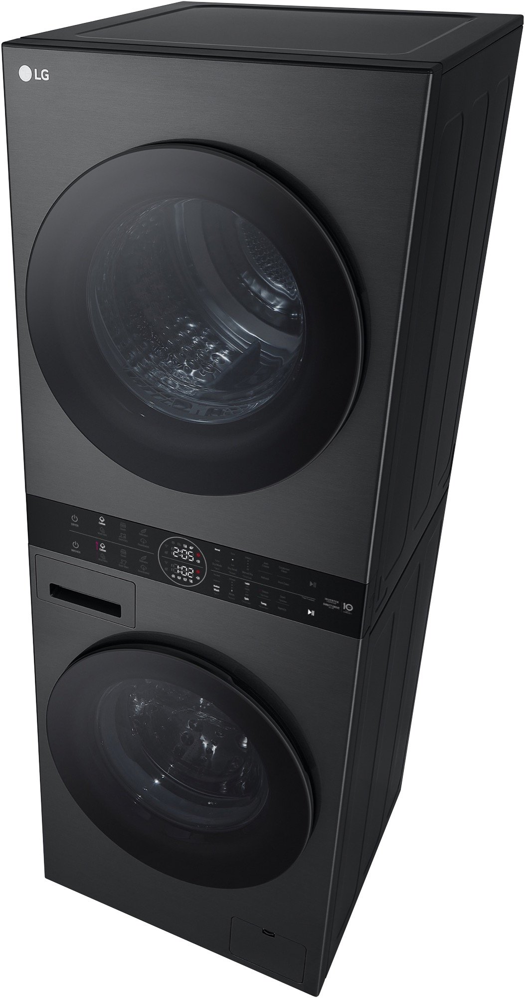 LG 12/10kg WashTower™ Stacked Washer Dryer - Black WWT-1210BX