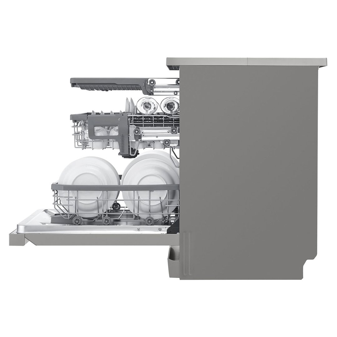 LG 15 Place QuadWash® Dishwasher - Freestanding - Platinum Steel XD3A25PS