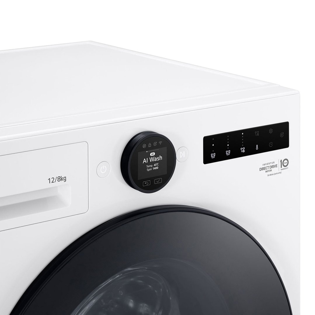 LG 12/8kg Series 10 Washer Dryer Combo White - ezDispense WXC10-1412W