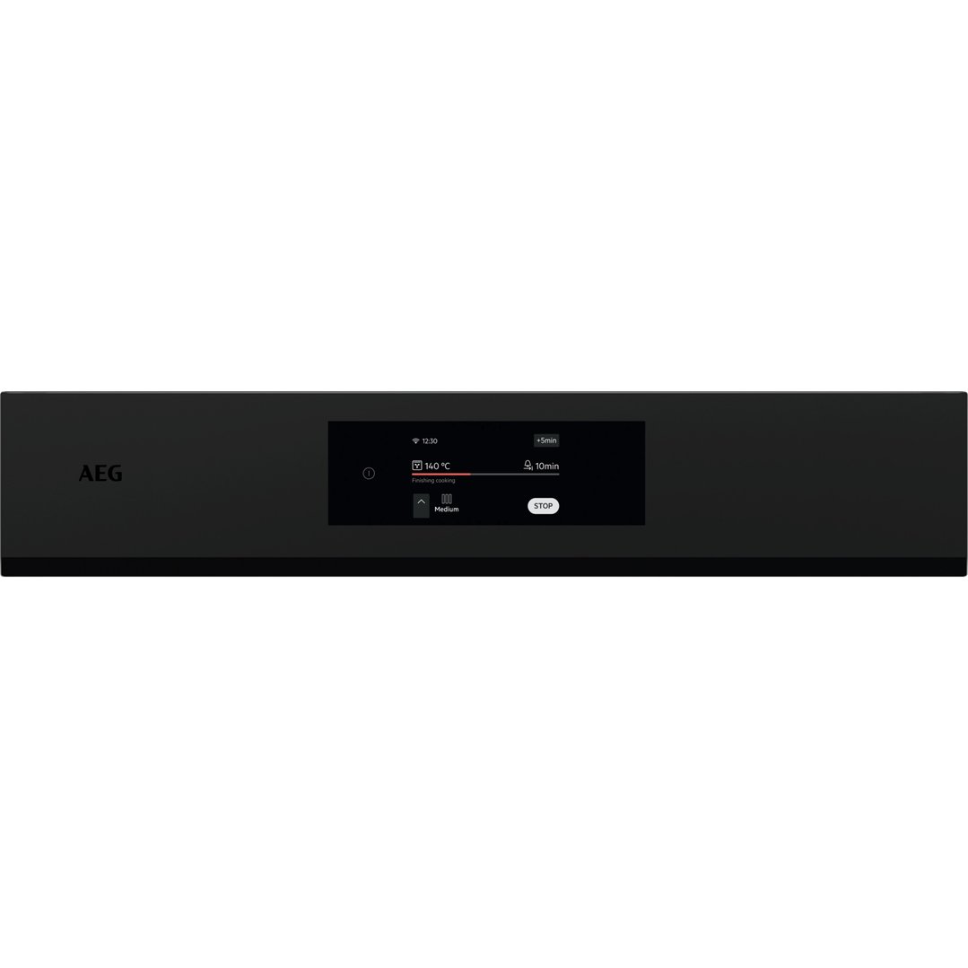 AEG 45cm COMBIQUICK® Matte Black Microwave Oven NKK8A701T