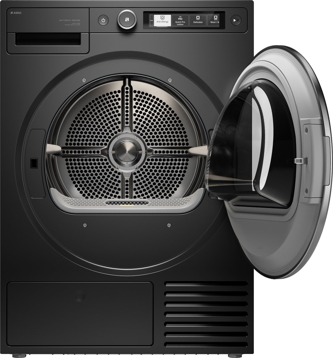 Asko 11kg Style+ Heat Pump Dryer - Graphite Black T511HPXLGAU