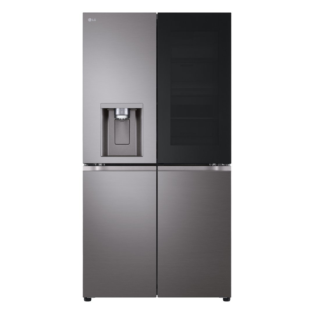 LG 642L French Door Fridge in Black Stainless Finish GF-V700BSLC