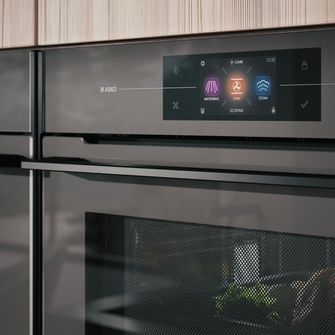Asko Elements 45cm 5-in-1 Combi Steam Microwave Oven - Pearl Grey OCSM8478GG