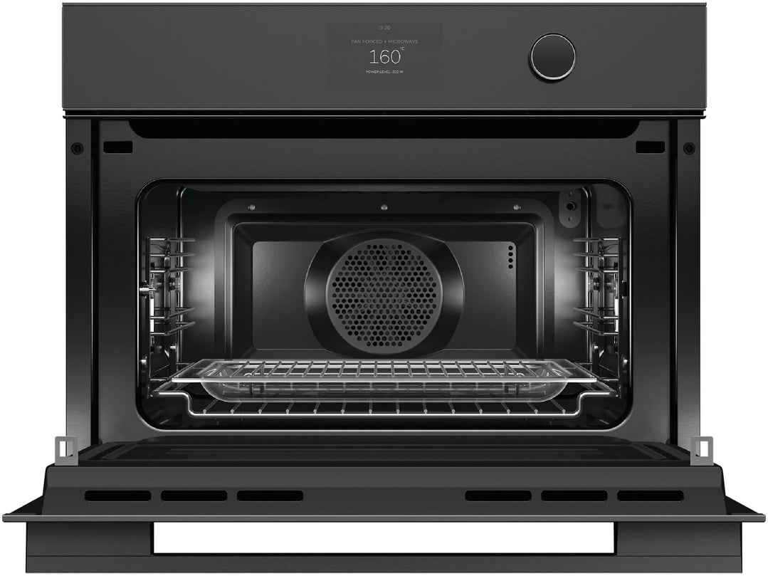 Fisher & Paykel 60cm Series 9 Minimal Compact Combi-Microwave Oven OM60NMTDB1