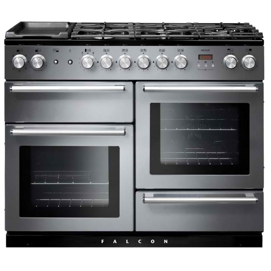 Falcon Nexus 110cm Dual Fuel Upright Cooker Stainless Steel/Chrome NEX110DFSS/CH