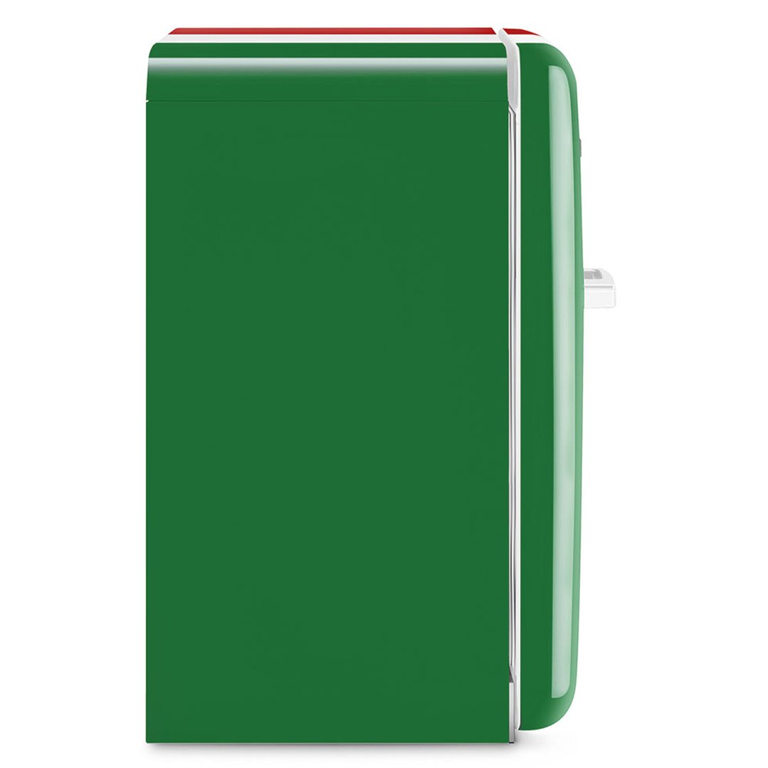 Smeg FAB10 50's Style Retro Refrigerator Right Hand Hinge - Italian Flag FAB10HRDIT6