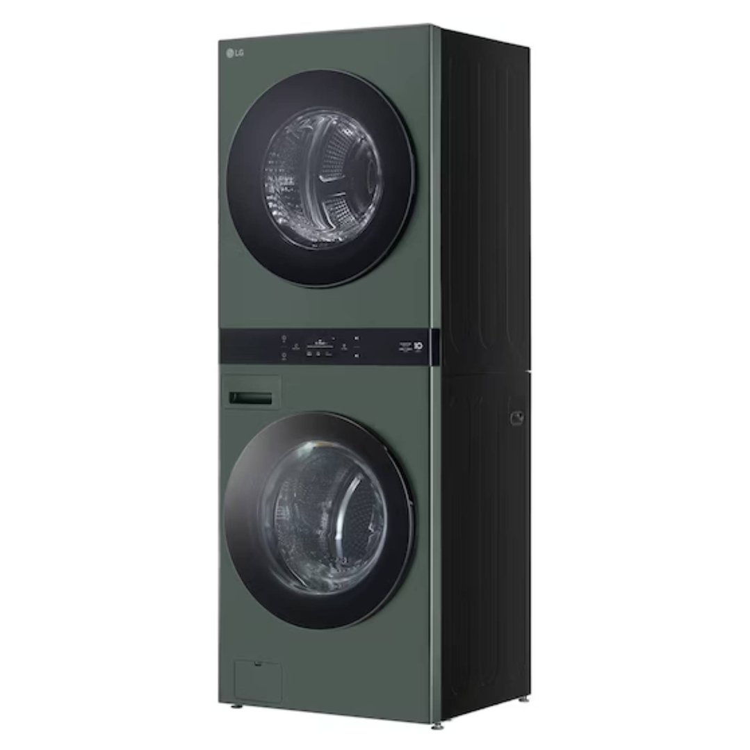 LG AI WashTower™ 19/10kg All-In-One Stacked Washer Dryer - Forest Green WWT-1910FGX
