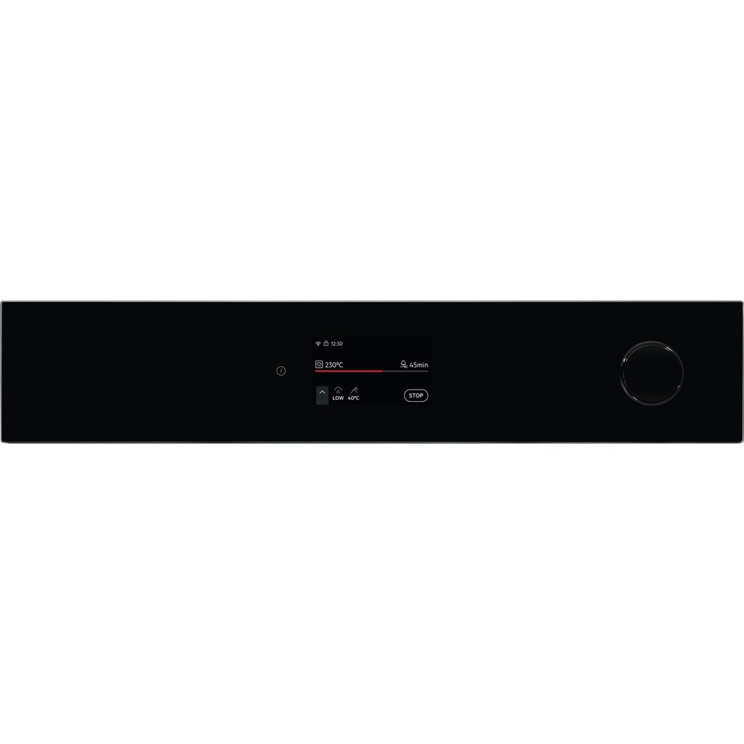 Electrolux 60cm Pyrolytic Oven with Added Steam and Food Probe, 22 Function, Black - 700 Series EVEP6818BF