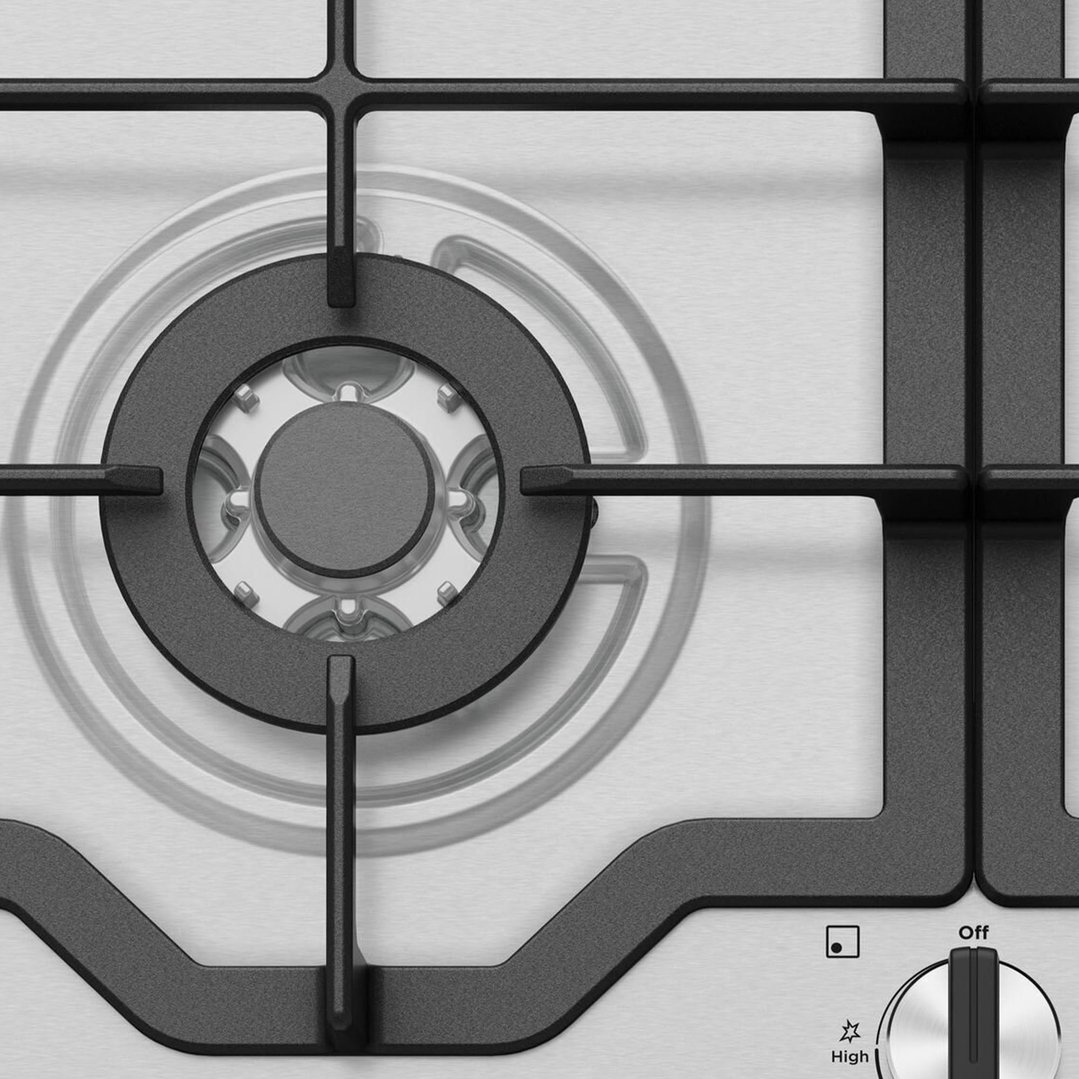 Westinghouse 60cm 4 Burner Gas Cooktop WHG644SC