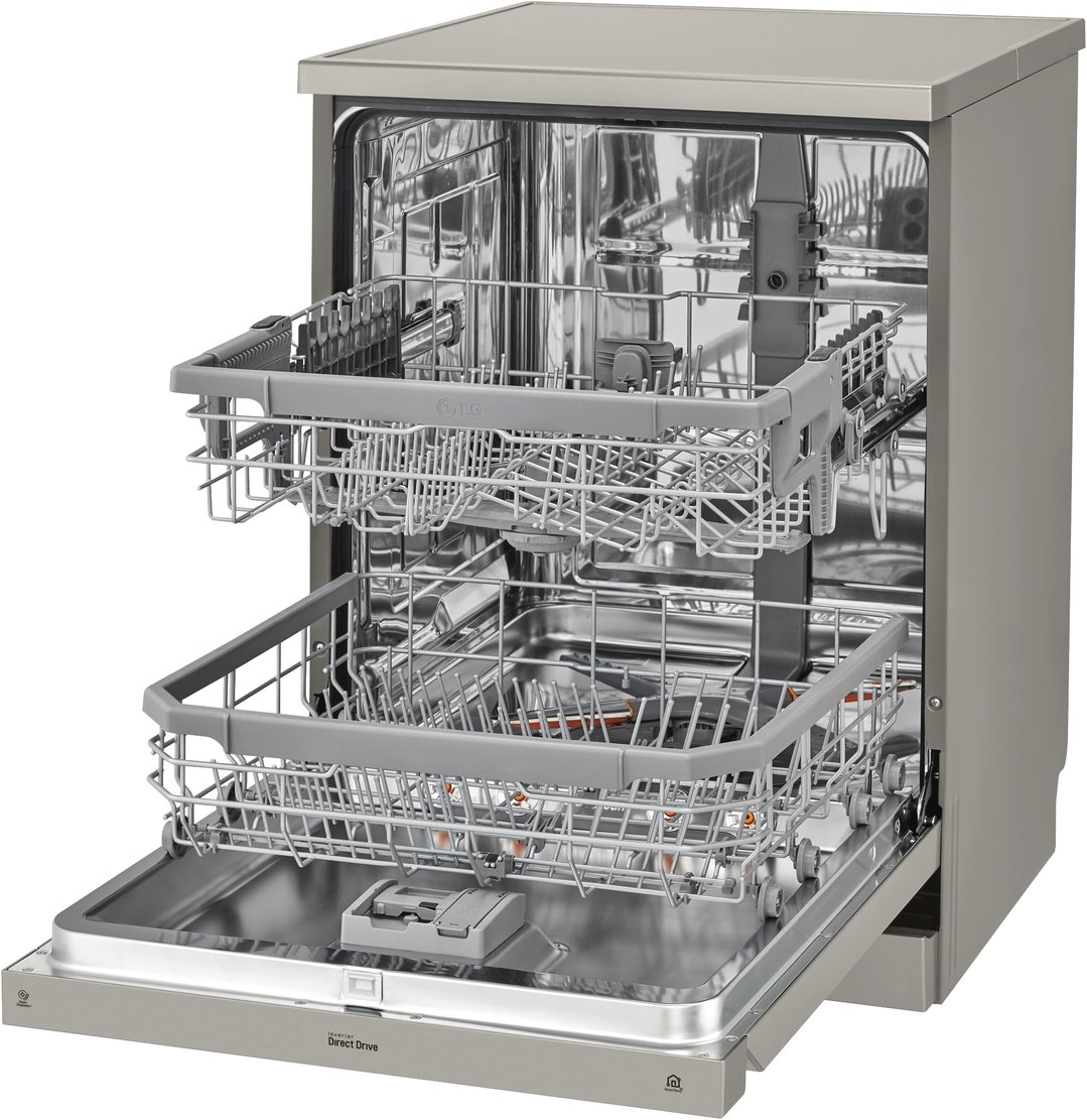 LG XD Series Quadwash Dishwasher Platinum Steel XD4B24PS