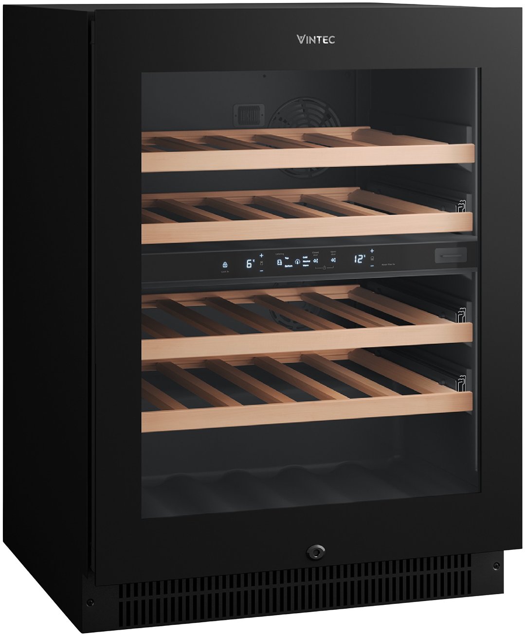 Vintec 40-Bottle Dual Zone Wine Cabinet VWD820SCB-X