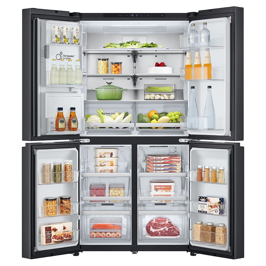 LG 637L French Door Fridge in Matte Black Finish GF-L700MBL