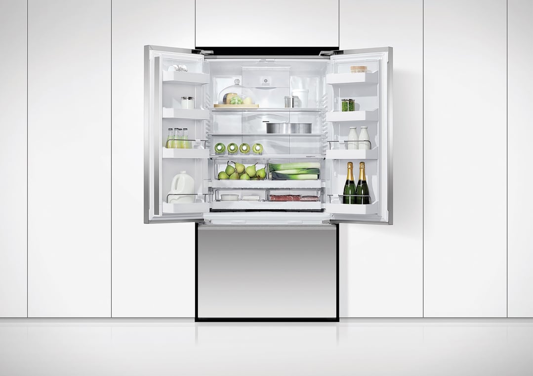 Fisher & Paykel 569L Series 7 French Door Refrigerator Freezer, Ice & Water RF610ANUX5