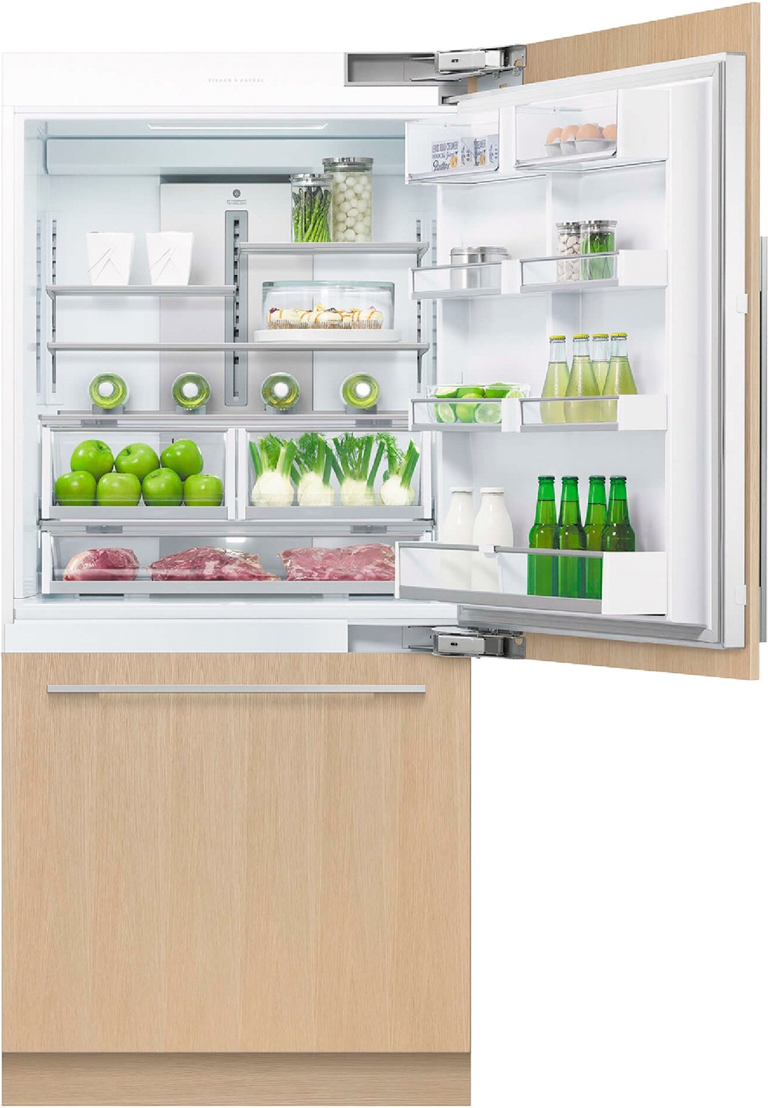 Fisher & Paykel 91cm Series 7 Integrated Refrigerator Freezer, Ice RS9120WRJ1